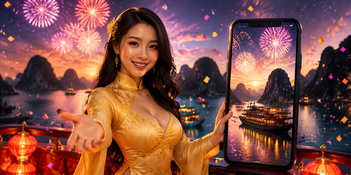 Cảnh vịnh Hạ Long gắn liền với trải nghiệm nạp tiền nhận bonus ưu đãi