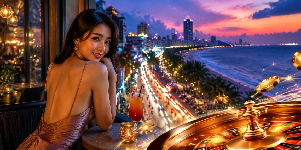 Người chơi tại TP.HCM thưởng thức cà phê và tham gia trò chơi roulette trực tuyến