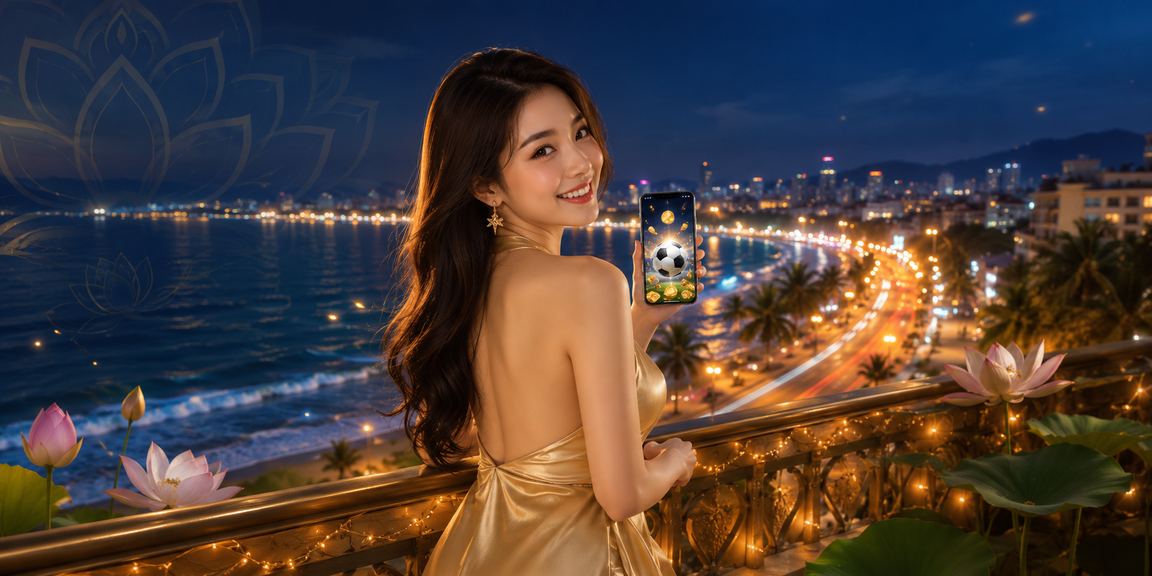 Người chơi cá cược bóng đá trên bãi biển Mũi Né trong ánh hoàng hôn